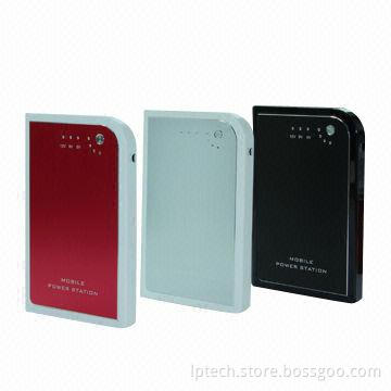 Double-USB 5/9V Emergency Mobile Power Banks/Chargers with 12,000mAh High-capacity